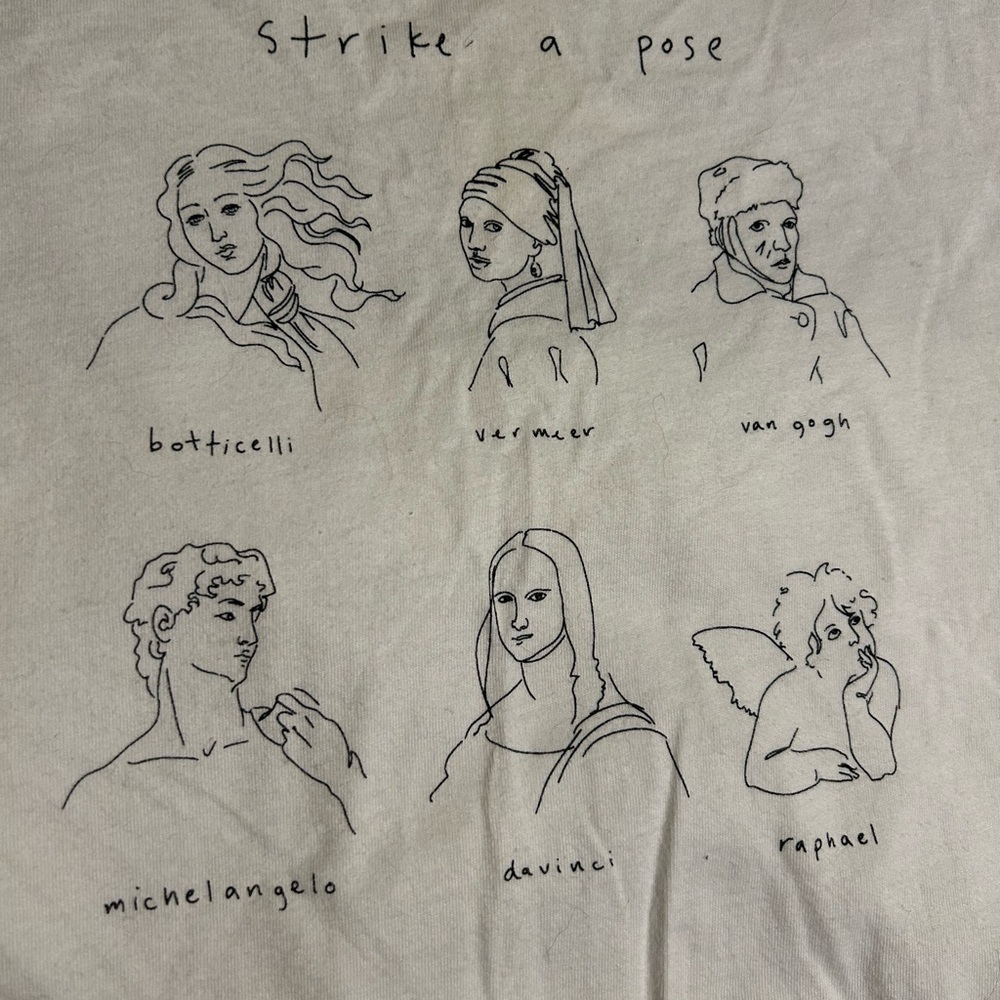 White graphic tee from Target